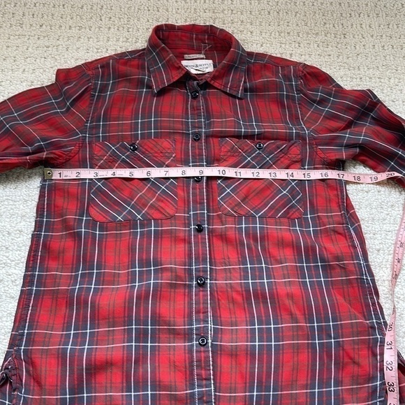 Denim & Supply Ralph Lauren Women’s Plaid RL Utility Shirt Buttondown Size Small - Picture 8 of 11